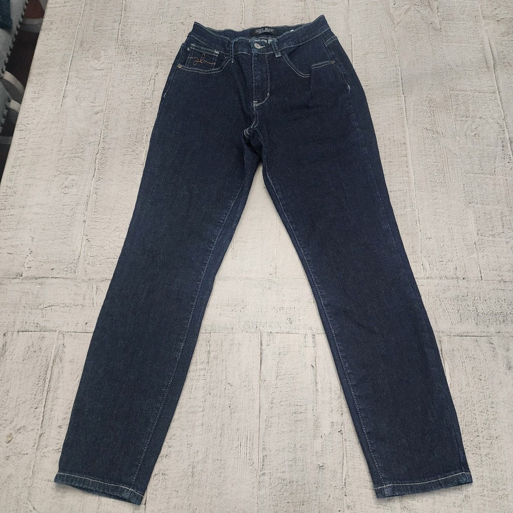Judy Blue Jeans Women's 3/26‎ Blue Mom Jean High Rise Stretch Dark Wash